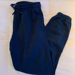 TNA Cozy Fleece Boyfriend Sweatpants (small)